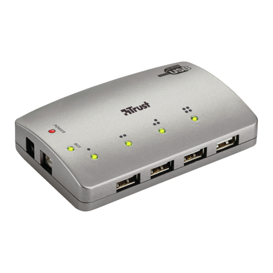 Trust 4PORT USB 2.0 HUB Guia De Inicio Rapido