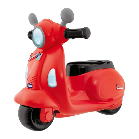 Chicco VESPA PRIMAVERA RIDE ON Manual De Instrucciones