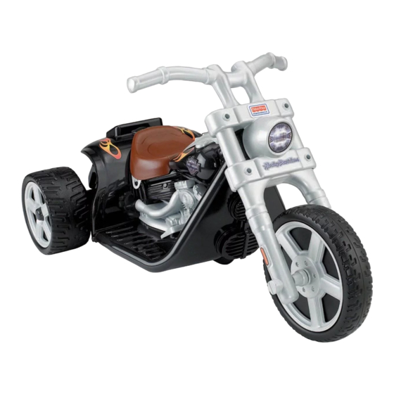 Fisher-Price POWER WHEELS X0067 Manuales
