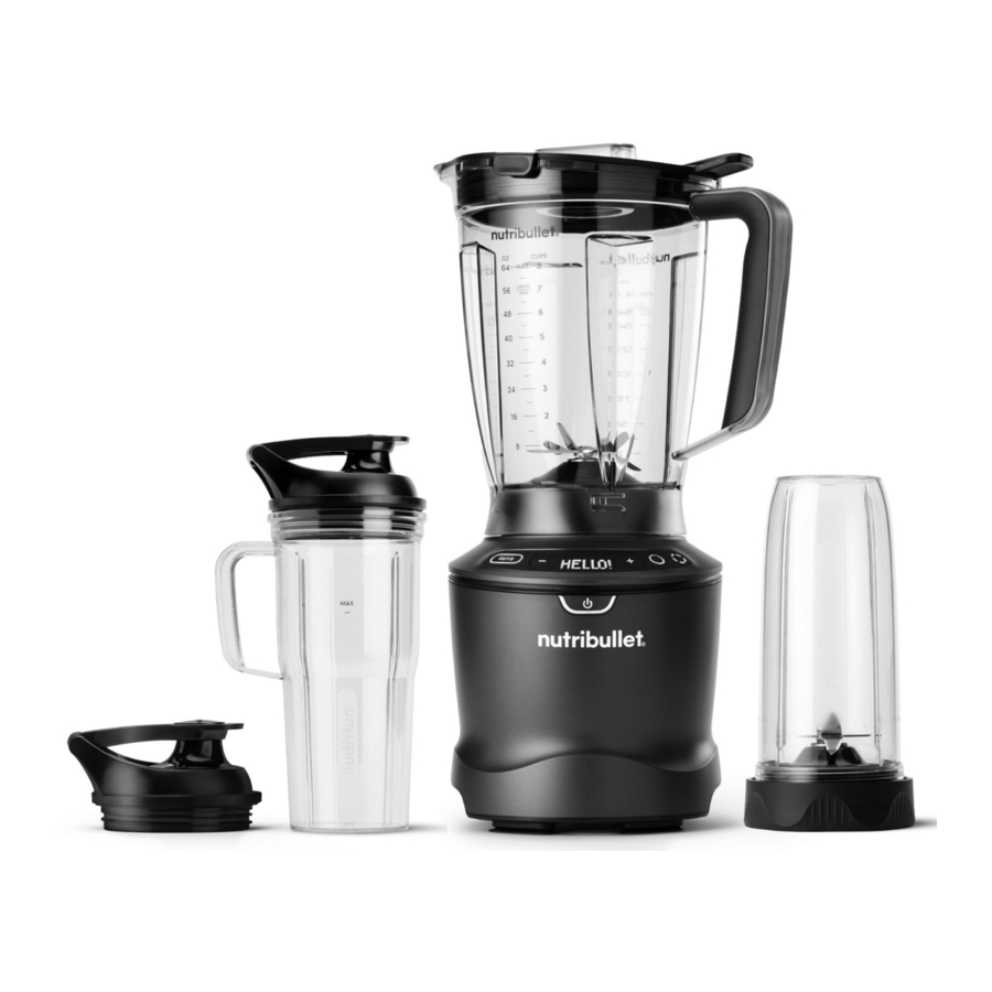 Manual de NUTRIBULLET SMARTSENSE BF50700