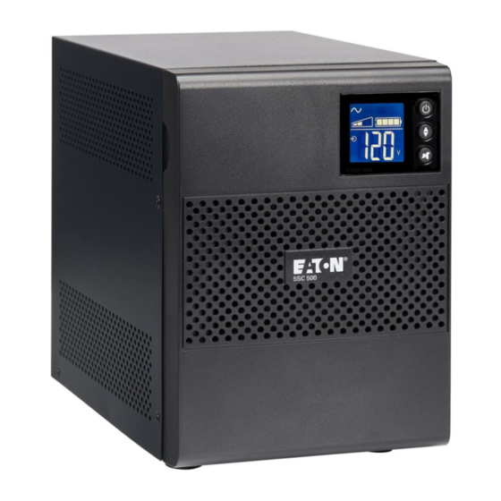 Eaton 5SC 500 Guia Del Usuario