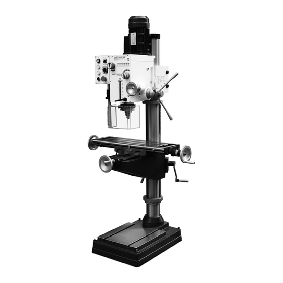 Optimum OPTIdrill DH 40CT Manual De Instrucciones