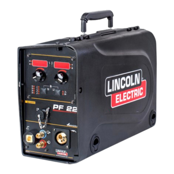 Lincoln Electric PF22 Manual Del Usuario