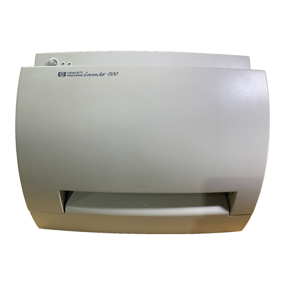 HP LaserJet 1100 Guia Del Usuario