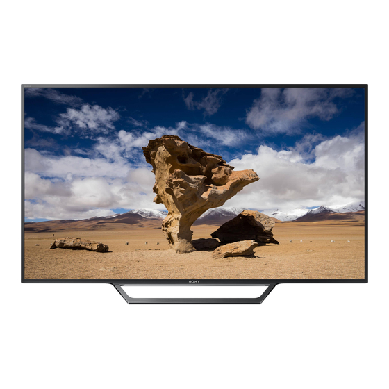 Sony Bravia KDL-55W650D Guía De Configuración