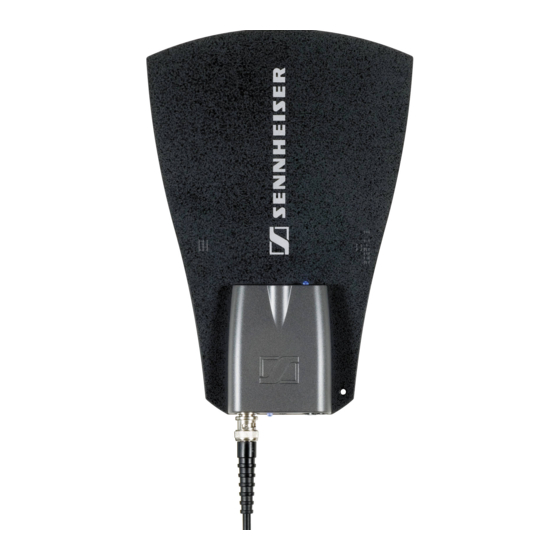 Sennheiser A 3700 Manuales