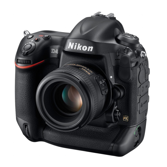 Nikon D4 Guía De Red