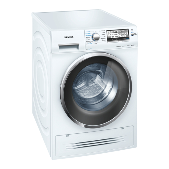 Siemens WD15H547EP Instrucciones De Uso Y Montaje