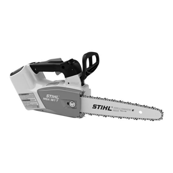 Stihl MSA 161 T Manual De Instrucciones