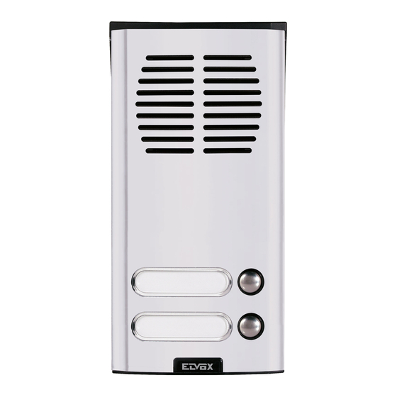 Vimar Elvox 8100 Serie Instrucciones Instalador