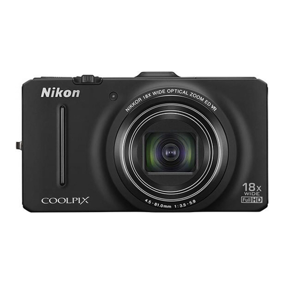 Nikon COOLPIX S9300 Manuales