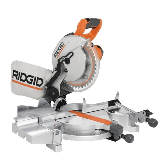 RIDGID MS1065LZA Manuales