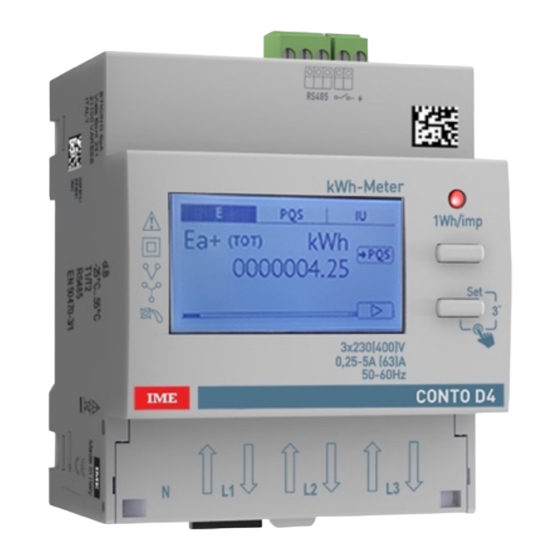 LEGRAND IME CONTO D4-Pd Manual De Instalación