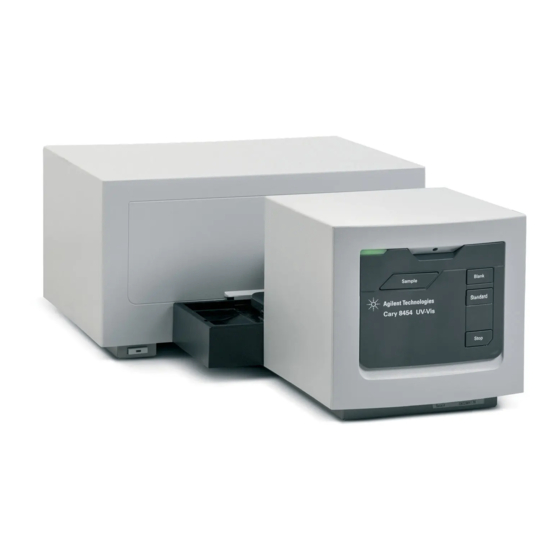 Agilent Technologies Cary 8454 Guia Del Usuario