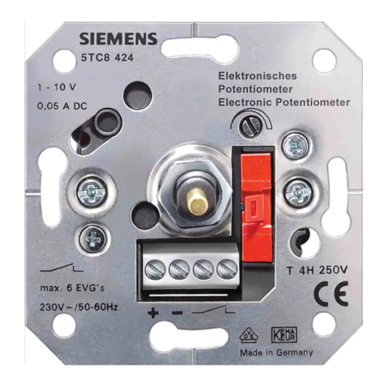 Siemens DELTA 5TC8 424 Instrucciones De Servicio Y De Montaje