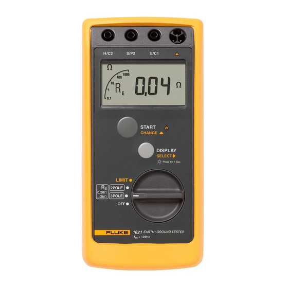 Fluke 1621 Manual De Uso