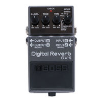 Boss RV-5 REVERB DIGITAL Manual Del Usuario