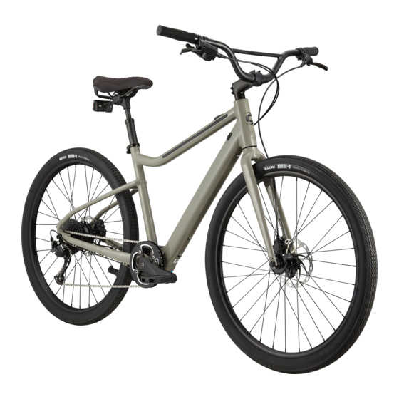 Cannondale Treadwell Neo Hydrive Manual Del Usuario