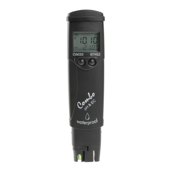 Hanna Instruments HI 98129 Manual De Instrucciones