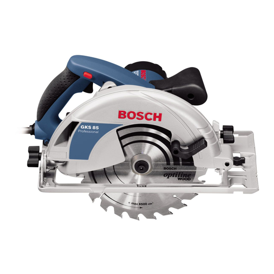 Bosch Professional GKS 85 Manual Original