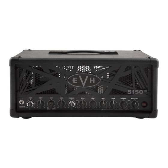 Evh 5150 III Instrucciones De Funcionamento