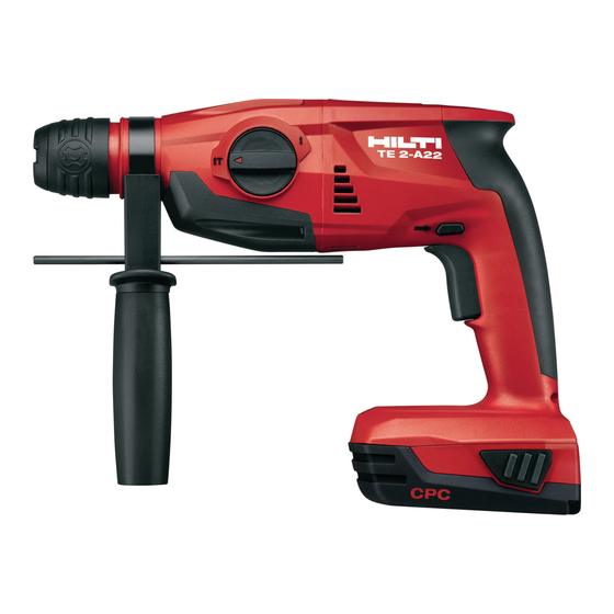 Hilti TE 2-A22 Manual De Instrucciones