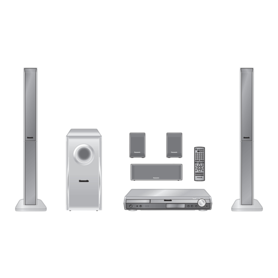 Panasonic SC-HT855 Instrucciones De Funcionamiento