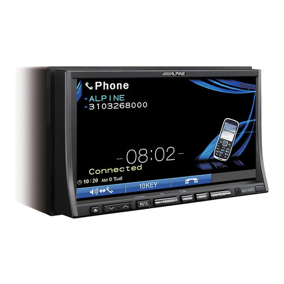 Alpine INA-W910 Manual De Operación
