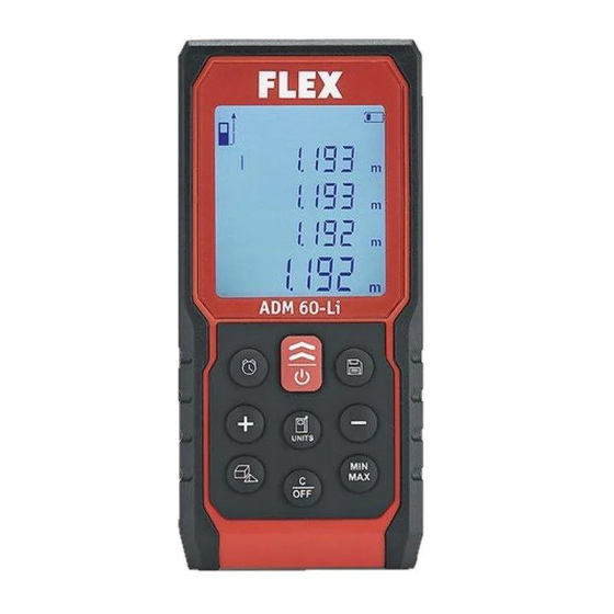 Flex ADM 60 Li Manuales