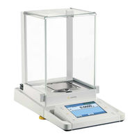 Sartorius MSA Serie Instrucciones Breves