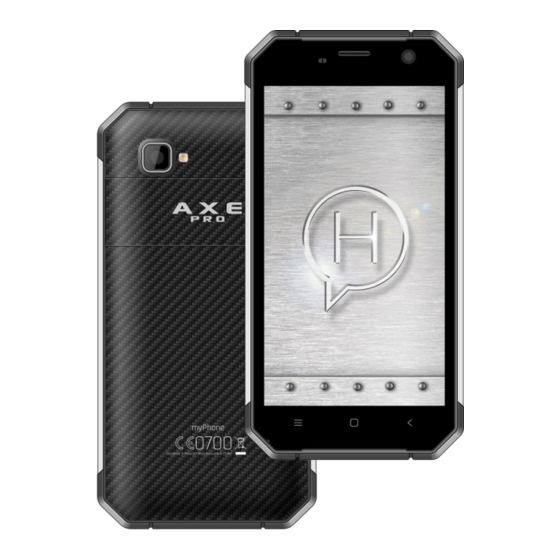 myPhone Hammer AXE PRO Manuales