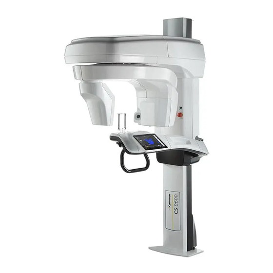 Carestream DENTAL CS 9600 Guia Del Usuario De Las Especificaciones Técnicas, Reglamentarias Y De Seguridad