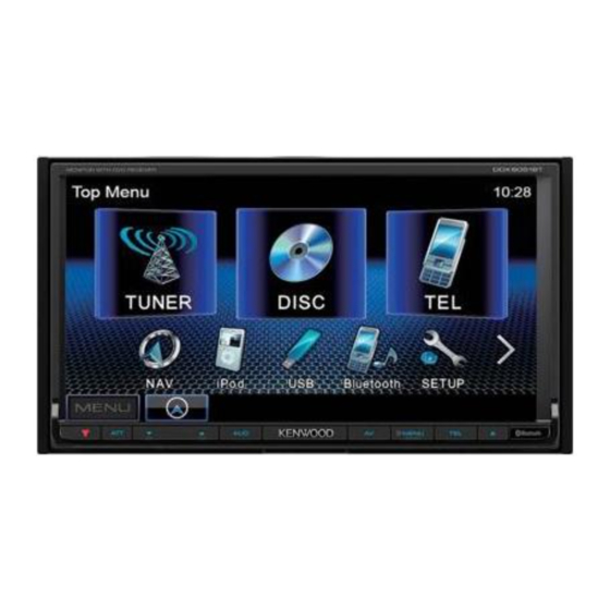 Kenwood DDX6021BT Manual De Instrucciones