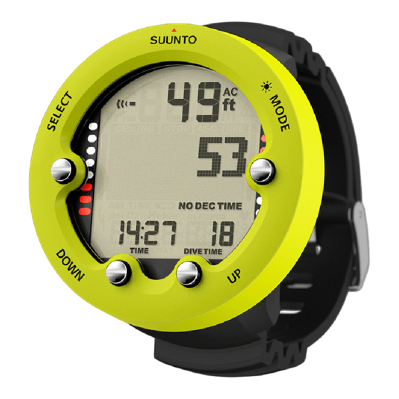 Suunto ZOOP NOVO Guia Del Usuario