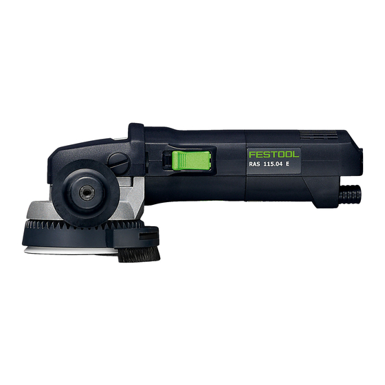 Festool RAS 115.04 E Manual De Instrucciones