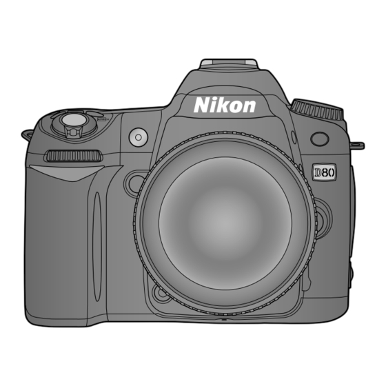 Nikon D80 Manual De Instrucciones