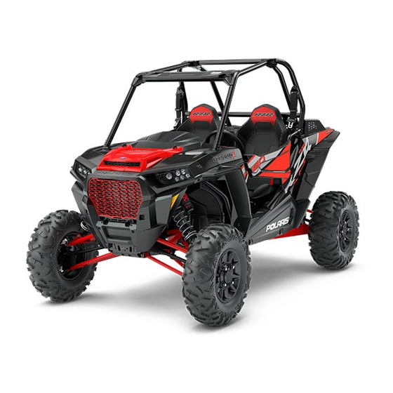 Polaris RZR 2018 Serie Manual Del Propietário