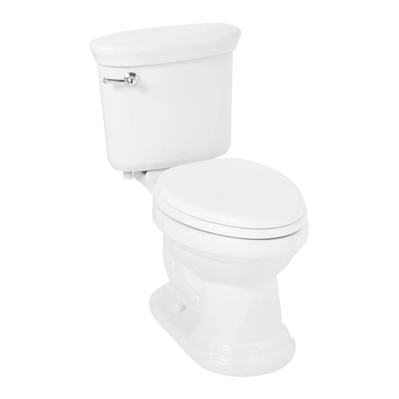 Signature Hardware STANDARD TWO-PIECE TOILET 948422 Manual De Instrucciones