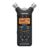 Tascam DR-07MKII Manual De Instrucciones