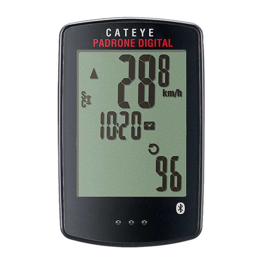 Cateye PADRONE DIGITAL CC-PA400B Manual De Instrucciones