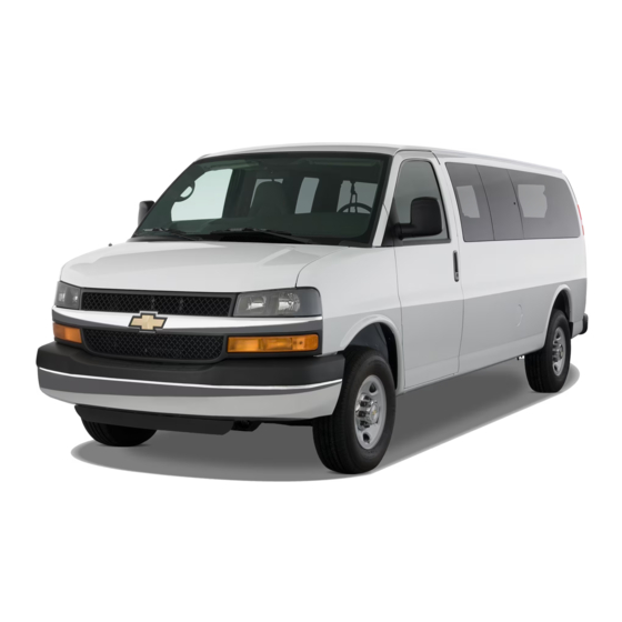 Chevrolet Express 2012 Manual De Propietario