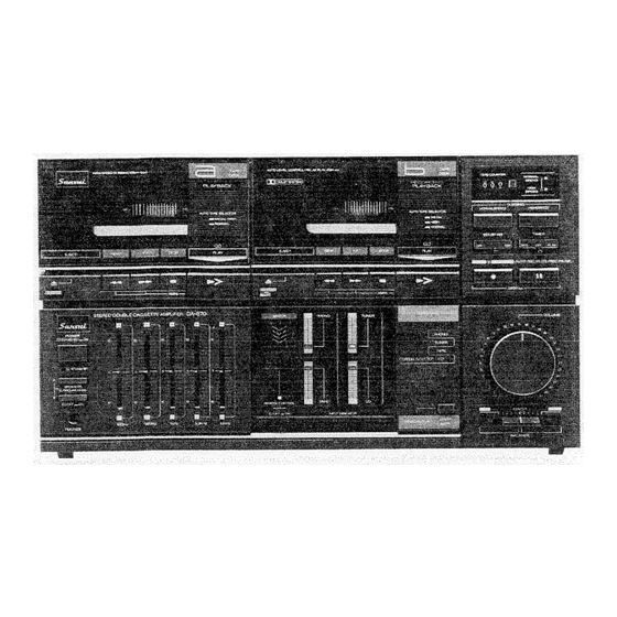 Sansui DA-E70 Manual De Instrucciones