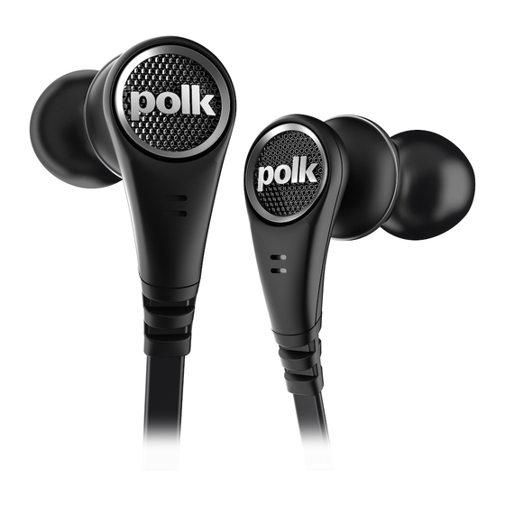 Polk Audio ULTRA FOCUS 6000i Manuales