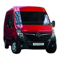 Opel MOVANO 2012 Manual De Instrucciones