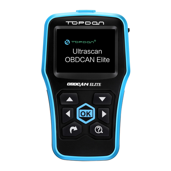 TOPDON Ultrascan OBDCAN Serie Manual De Usuario