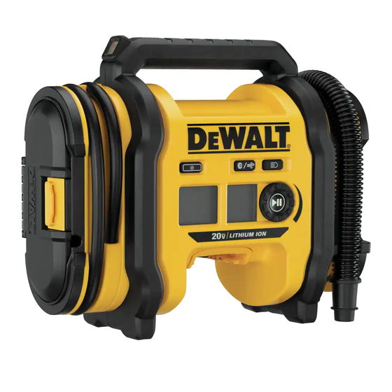 DeWalt DCC020IB Manual De Instrucciones