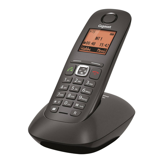 Gigaset A540 Manual Del Usuario