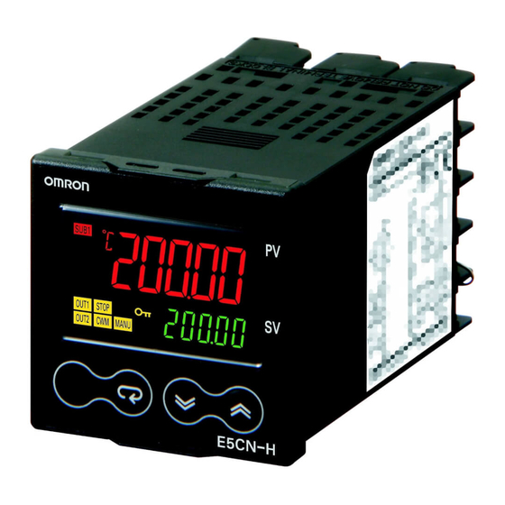 Omron E5CN-H Manuales