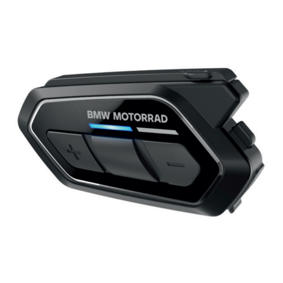 BMW Motorrad ConnectedRide Com U1 Manual De Instrucciones