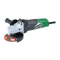 Hitachi G 12SA3 Instrucciones De Seguridad Y Manual De Instrucciones